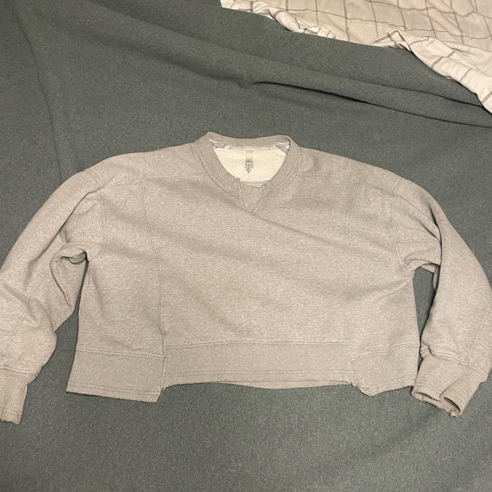 EUC FP Movement Intercept heather grey (sold out color) sweatshirt - Picture 5 of 9